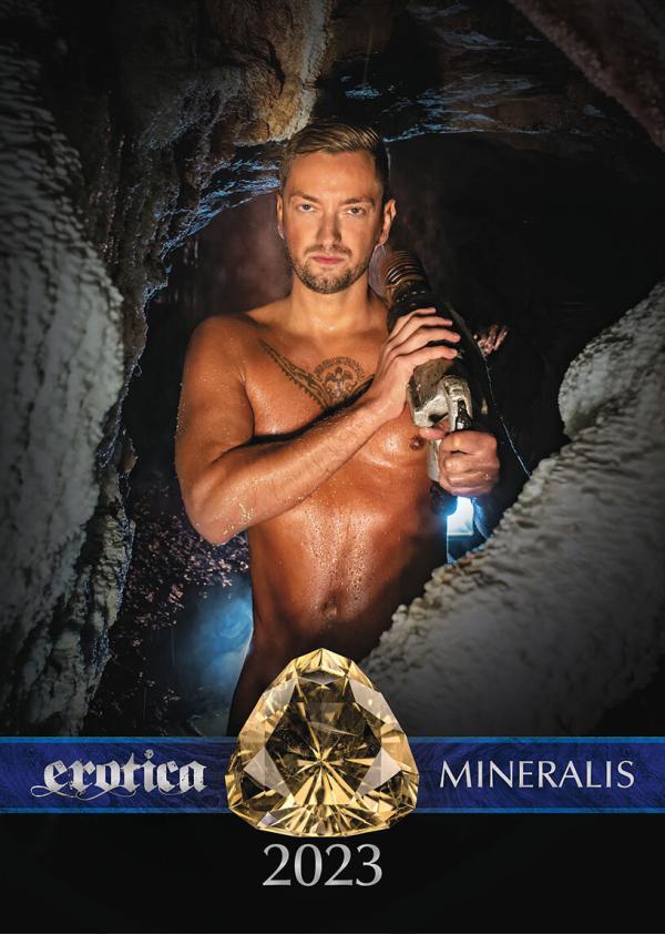 Titelbild Kalender "erotica-Mineralis" 2023 - Edition Bergmänner