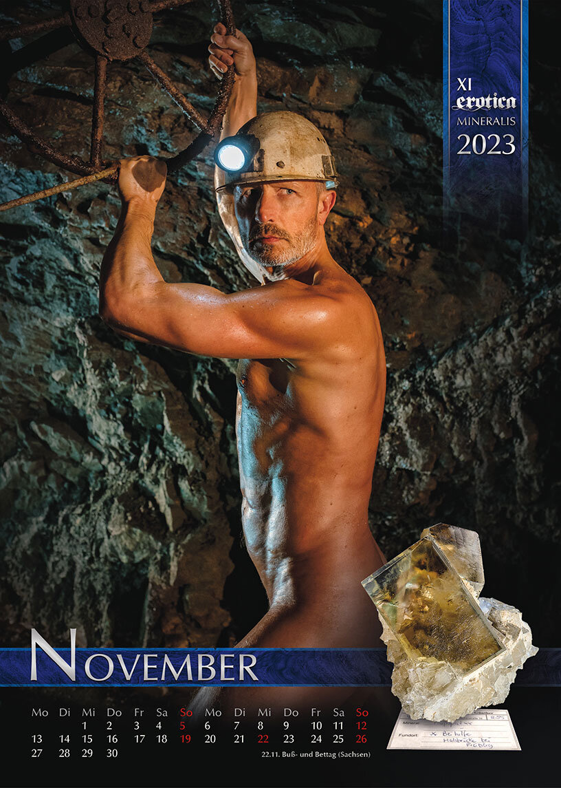 Kalender "erotica-MINERALIS 2023" - Edition "Bergmänner"